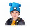 Čiapka modrá detská s čelovým svetlom, LED 4x25lm, 250mAh Li-ion, nabíjanie cez USB, EXTOL LIGHT