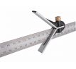Uholník posuvný 300mm, s vystredovačom na kruhy, hliník a antikoro, EXTOL PREMIUM