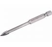 Vrták do skla a keramiky 6mm, šesťhranná 1/4" stopka, EXTOL PREMIUM