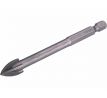 Vrták do skla a keramiky 10mm, šesťhranná 1/4" stopka, EXTOL PREMIUM