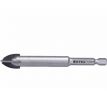 Vrták do skla a keramiky 14mm, šesťhranná 1/4" stopka, EXTOL PREMIUM