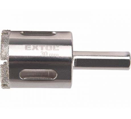 Vrták korunkový diamantový, Ø30mm, EXTOL PREMIUM
