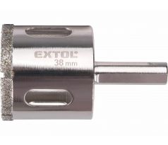 Vrták korunkový diamantový, Ø38mm, EXTOL PREMIUM
