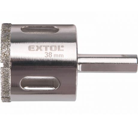 Vrták korunkový diamantový, Ø38mm, EXTOL PREMIUM