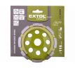 Kotúč brúsny diamantový jednoradový, 115mm, EXTOL CRAFT