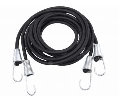 Popruhy elastické s hákmi, 300cm x Ø12mm, 2ks, pozinkované háky Ø 4mm, EXTOL PREMIUM