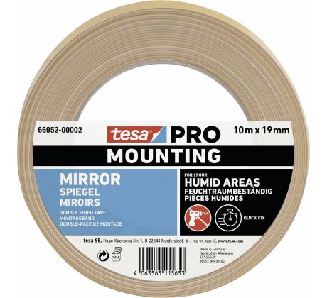 Páska montážna na zrkadlá 66952, 19mm x 10m, Tesa