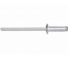 Nity trhacie hliníkové, 3,2x9,6mm, 1000ks, EXTOL PREMIUM