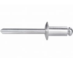 Nity trhacie hliníkové, 6,4x12,7mm, 250ks, EXTOL PREMIUM