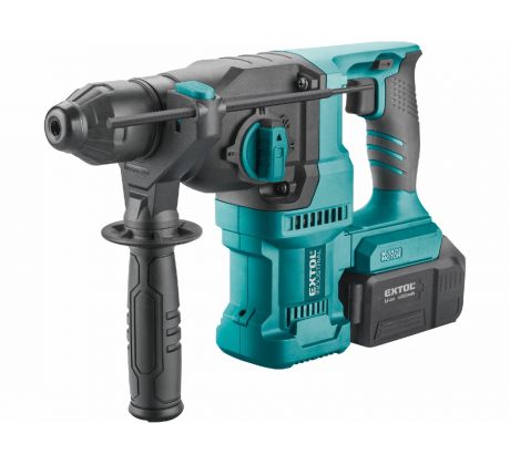 Kladivo vŕtacie aku Share20V, 1x 4Ah, SDS-plus, 2,6J, bezuhlíkový motor, EXTOL INDUSTRIAL