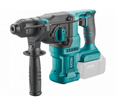 Kladivo vŕtacie aku Share20V, bez aku, SDS-plus, 2,6J, bezuhlíkový motor, EXTOL INDUSTRIAL