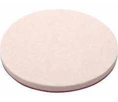 Kotúč leštiaci filcový so suchým zipsom, Ø125x7mm, EXTOL PREMIUM