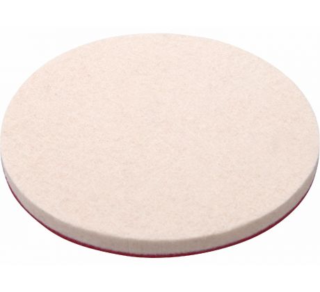 Kotúč leštiaci filcový so suchým zipsom, Ø125x7mm, EXTOL PREMIUM