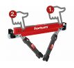 Podstavec pracovný skladací "koza", kovový, 590kg, nastaviteľná výška 61,5-82cm, FORTUM
