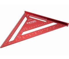 Uholník s príložníkom hliníkový, 300mm, uhlomer, hliník, EXTOL PREMIUM