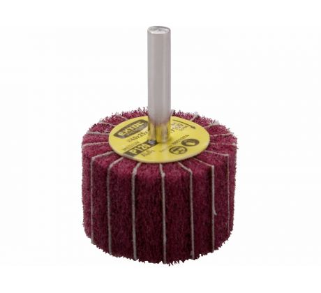 Kotúč brúsny lamelový do vŕtačky, Ø40x25mm, P120, stopka 6mm, EXTOL PREMIUM