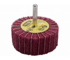 Kotúč brúsny lamelový do vŕtačky, Ø60x25mm, P120, stopka 6mm, EXTOL PREMIUM