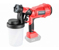 Pištoľ striekacia aku Share20V, bez aku, 700ml/min, EXTOL PREMIUM