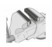 Čeľuste plastové pre zverák, 113mm, magnet, TPU, EXTOL PREMIUM