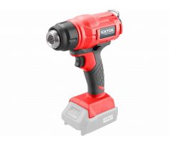 Pištoľ teplovzdušná aku Share20V, bez aku, 550°C, EXTOL PREMIUM