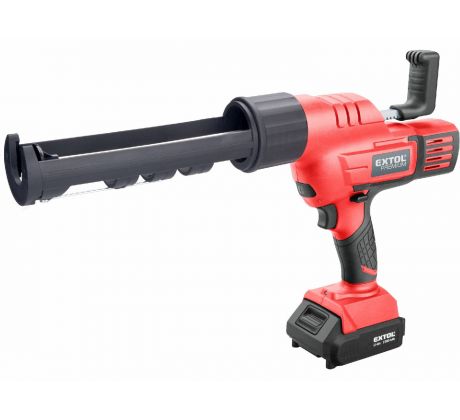 Pištoľ výtlačná aku Share20V, 1x 2Ah, 50-560mm/min, EXTOL PREMIUM