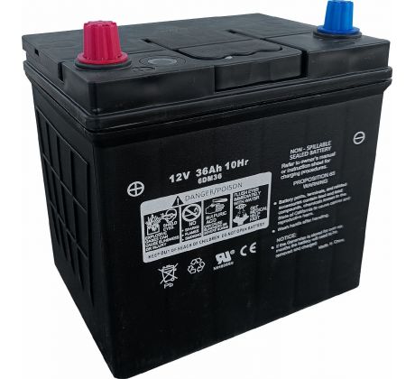 Akumulátor pre elektrický štart,12V/36Ah, HERON