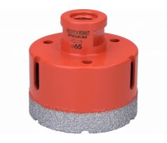 Vrták korunkový diamantový do uhlovej brúsky, Ø65mm, EXTOL PREMIUM