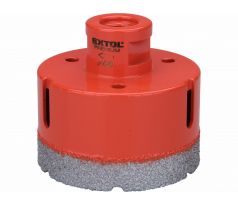 Vrták korunkový diamantový do uhlovej brúsky, Ø68mm, EXTOL PREMIUM