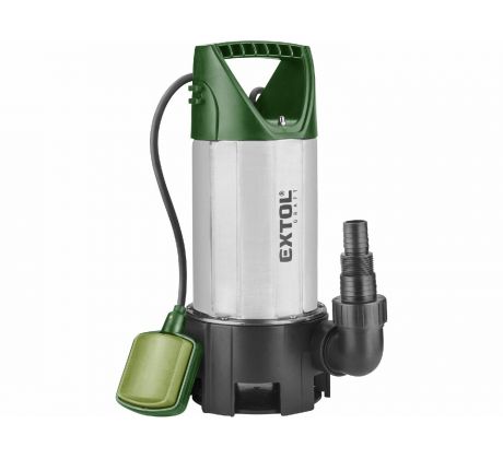 Čerpadlo ponorné antikorové, 1100W, max. 15000l/hod, max. výtlak 10m, EXTOL CRAFT