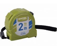 Meter zvinovací 2m, šírka pásu 16mm, s brzdou, EXTOL CRAFT