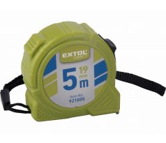 Meter zvinovací 5m, šírka pásu 19mm, s brzdou, EXTOL CRAFT