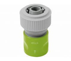 Rýchlospojka na hadicu plastová, 3/4", STOP ventil, EXTOL CRAFT