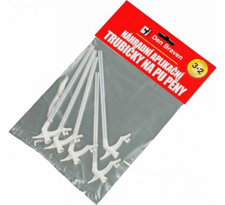 Náhradné aplikačné trubičky na PUR peny 3+2ks, Den Braven