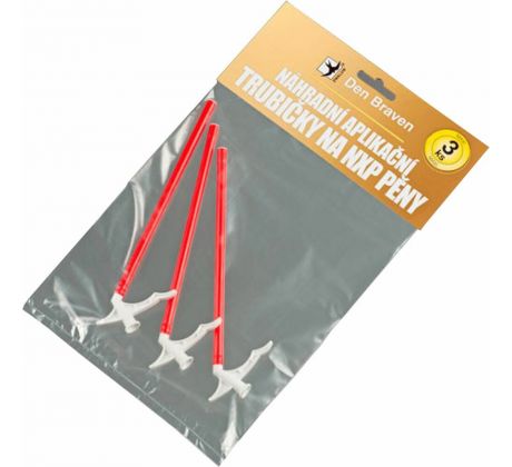 Náhradné aplikačné trubičky na PUR peny MAXI 3ks, Den Braven