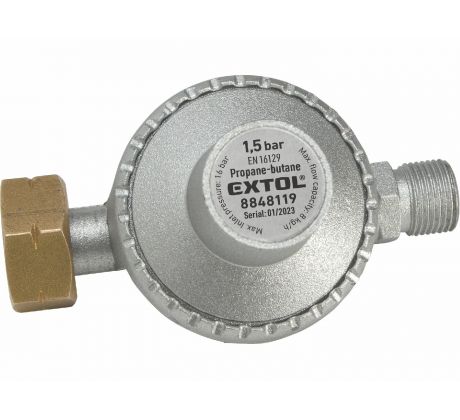 Regulátor plynu, G3/8"L, 1,5bar, max. 16bar, EXTOL PREMIUM