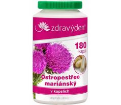 Pestrec mariánsky 180 kapsúl