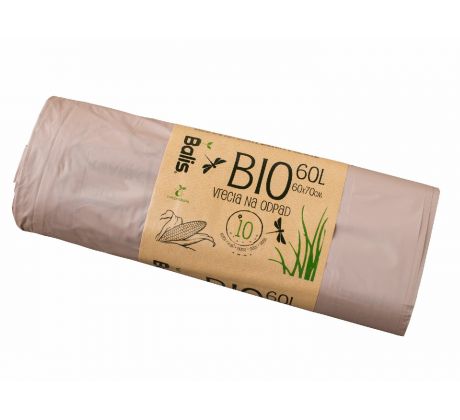 Vrecia na BIO odpad 60l, 10ks, 60x74cm