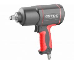 Uťahovač príklepový pneumatický, max. 800Nm, TWIN HAMMER, EXTOL PREMIUM