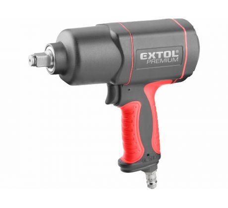 Uťahovač príklepový pneumatický, max. 800Nm, TWIN HAMMER, EXTOL PREMIUM
