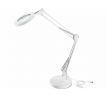 Lampa stolová s LED a lupou, 2400lm, USB napájanie, biela, EXTOL LIGHT