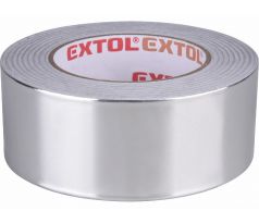 Páska lepiaca hliníková 50mm x 50m, hrúbka 0,03mm, -20 - +120°C, EXTOL PREMIUM