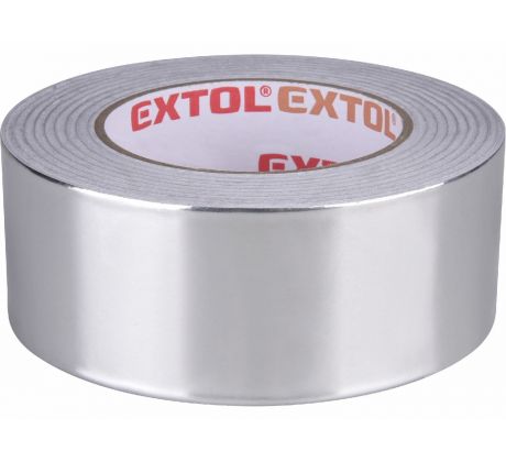 Páska lepiaca hliníková 50mm x 50m, hrúbka 0,03mm, -20 - +120°C, EXTOL PREMIUM