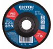 Kotúč lamelový šikmý korundový, P80, 115mm, diera 22,2mm, EXTOL PREMIUM