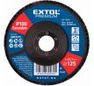 Kotúč lamelový šikmý korundový, P100, 125mm, diera 22,2mm, EXTOL PREMIUM
