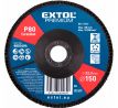 Kotúč lamelový šikmý korundový, P80, 150mm, diera 22,2mm, EXTOL PREMIUM