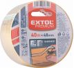 Páska lepiaca transparentná, PP/akryl, 48mm x 40m, hrúbka 0,046mm, tichá, EXTOL PREMIUM