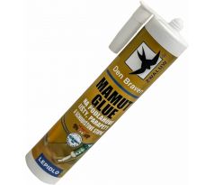 Lepidlo Mamut Glue, na podlahové lišty, objem 290ml, biele, Den Braven