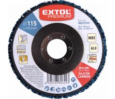 Kotúč brúsny silikón-karbid, Ø115mm, EXTOL PREMIUM