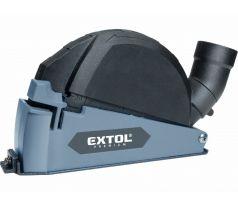 Kryt s odsávaním pre uhlovú brúsku na rezanie a drážkovanie, 115-125mm, EXTOL PREMIUM