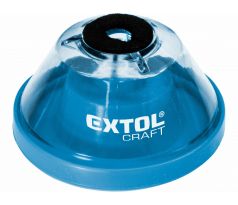 Lapač prachu pre vŕtačku, pre vrtáky 4-10mm, pre vrtáky 4-10mm, rozmery: Ø88x44mm, EXTOL CRAFT